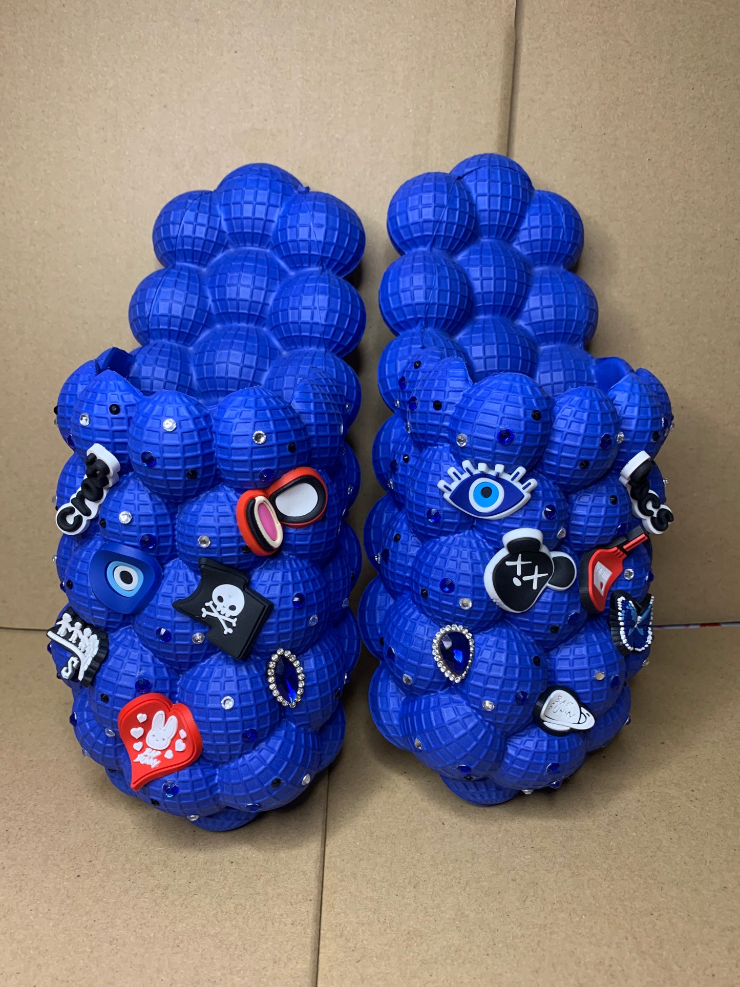 💙Bubble slides & croc purse👜set💙