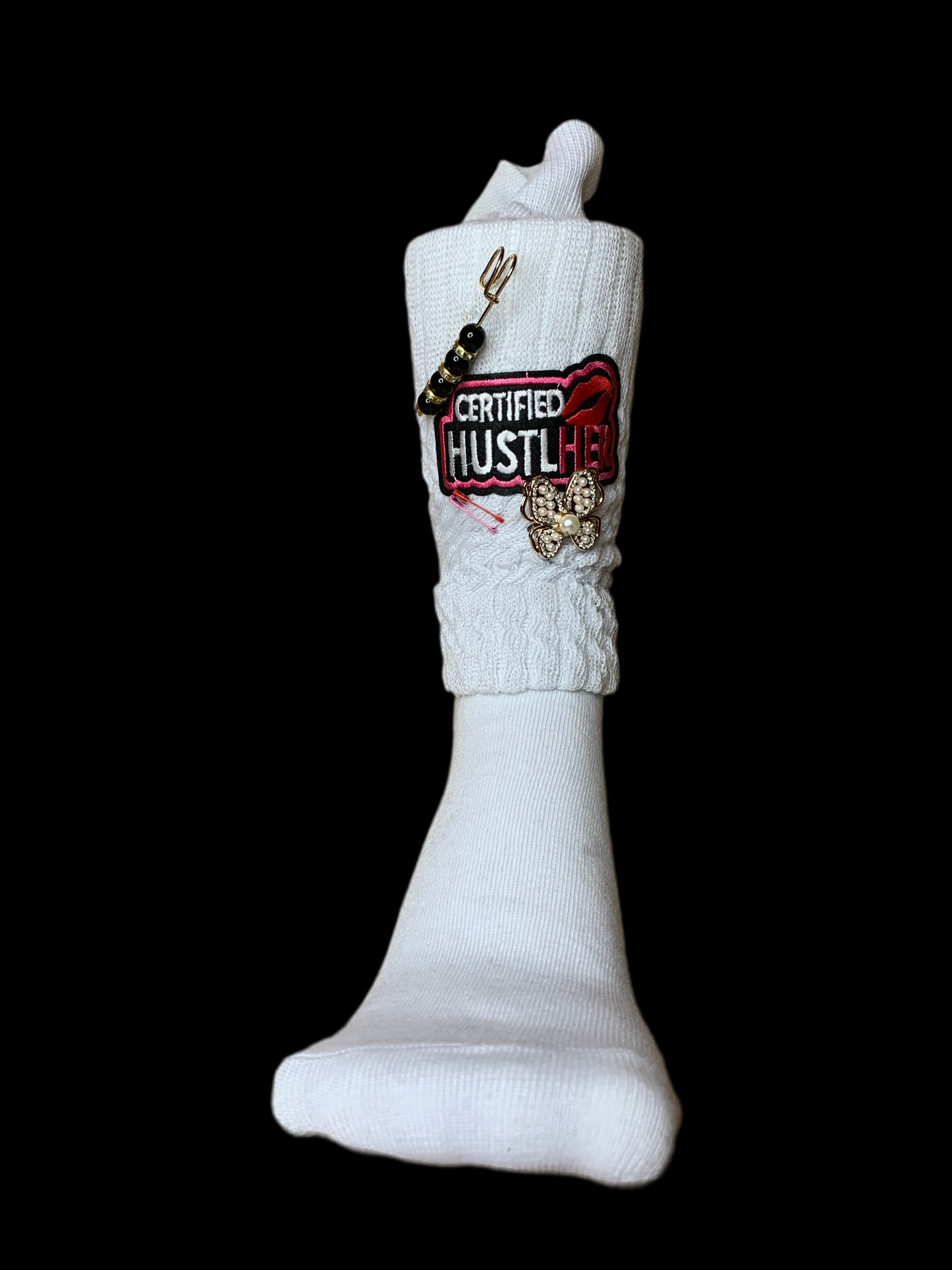 🖤SnapBack trucker hat🧢& slouch socks🧦set