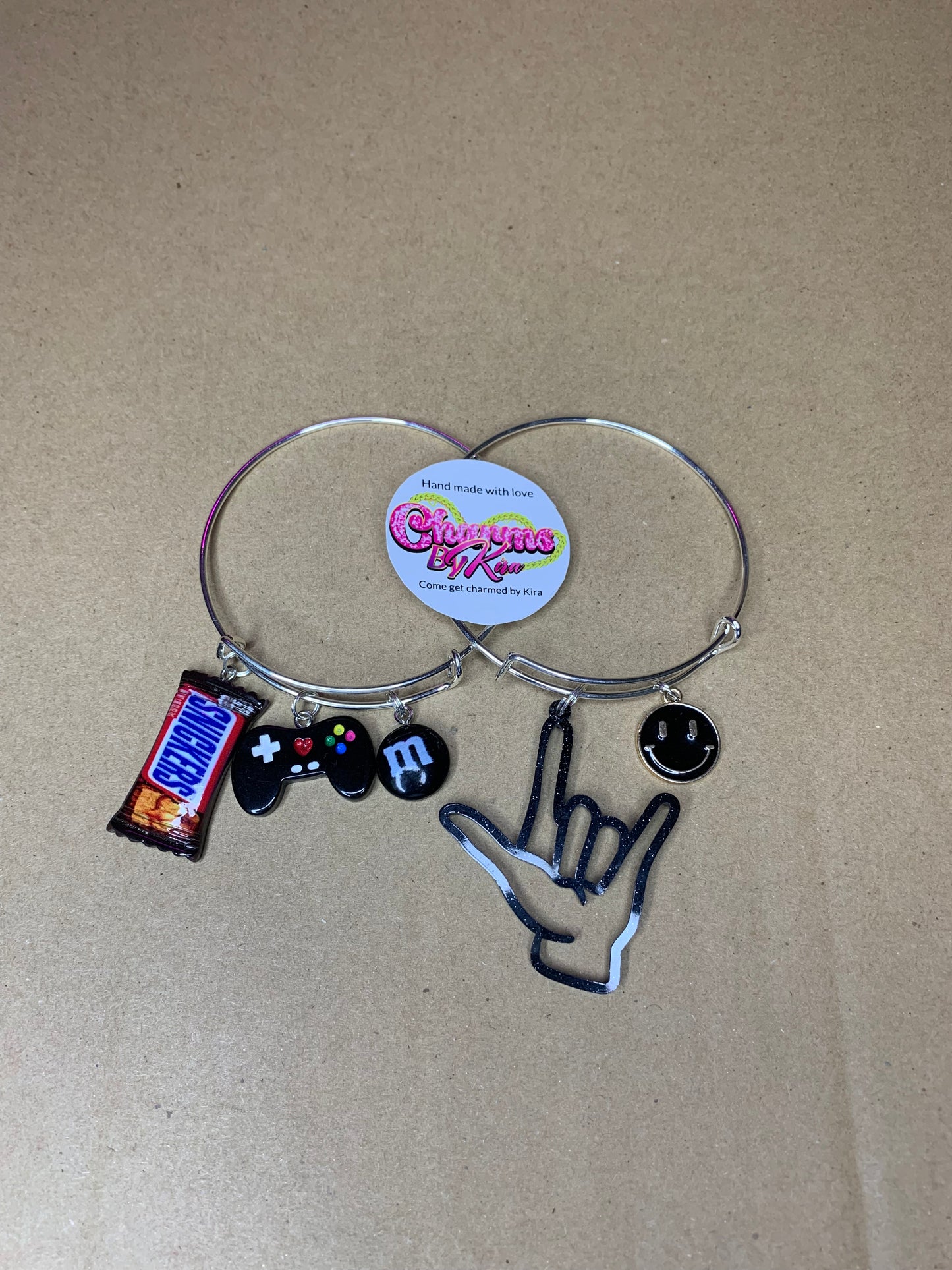 🖤Charm bangles🖤