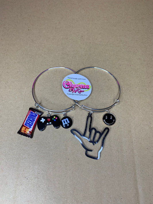 🖤Charm bangles🖤