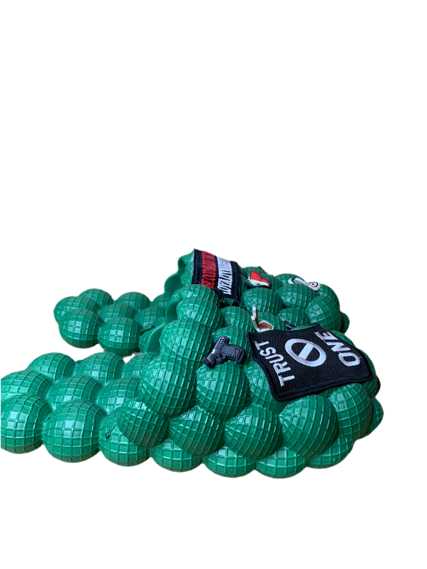 🖤Bubble slides & bucket hat🎩set❤️