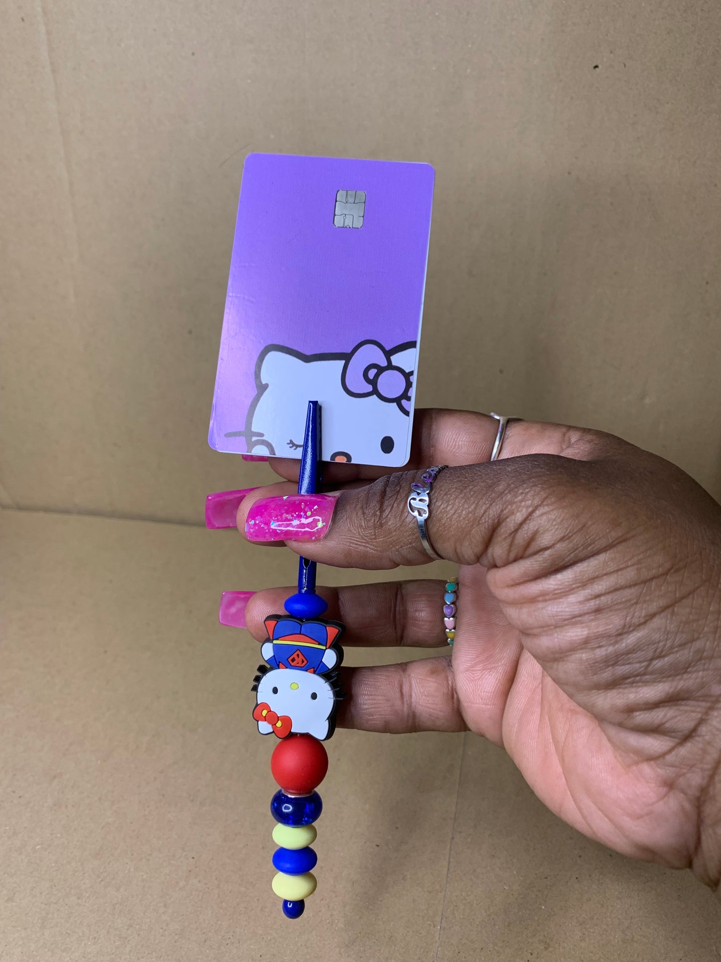 💅🏽Beaded & charmed ATM 🏧 card 💳 grabber