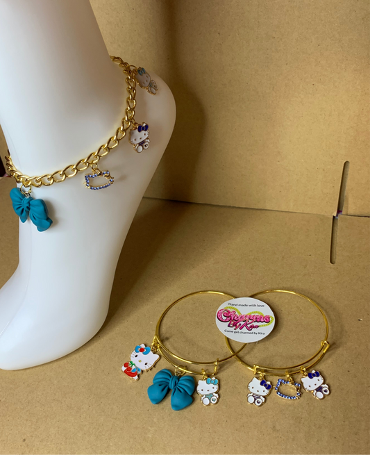 🤍Anklet & bangle set🤍