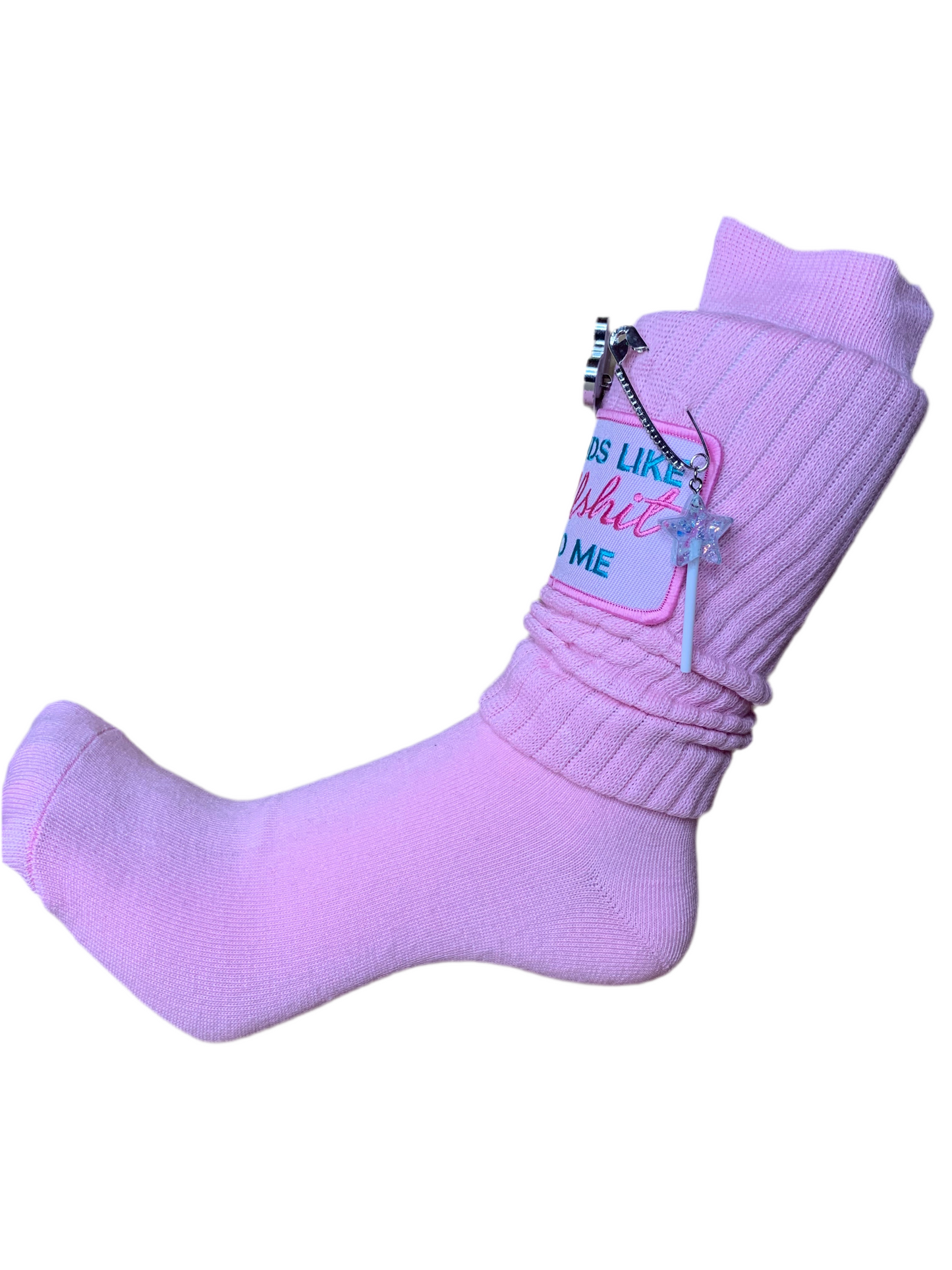 🌸SnapBack trucker hat🧢& slouch socks🧦set