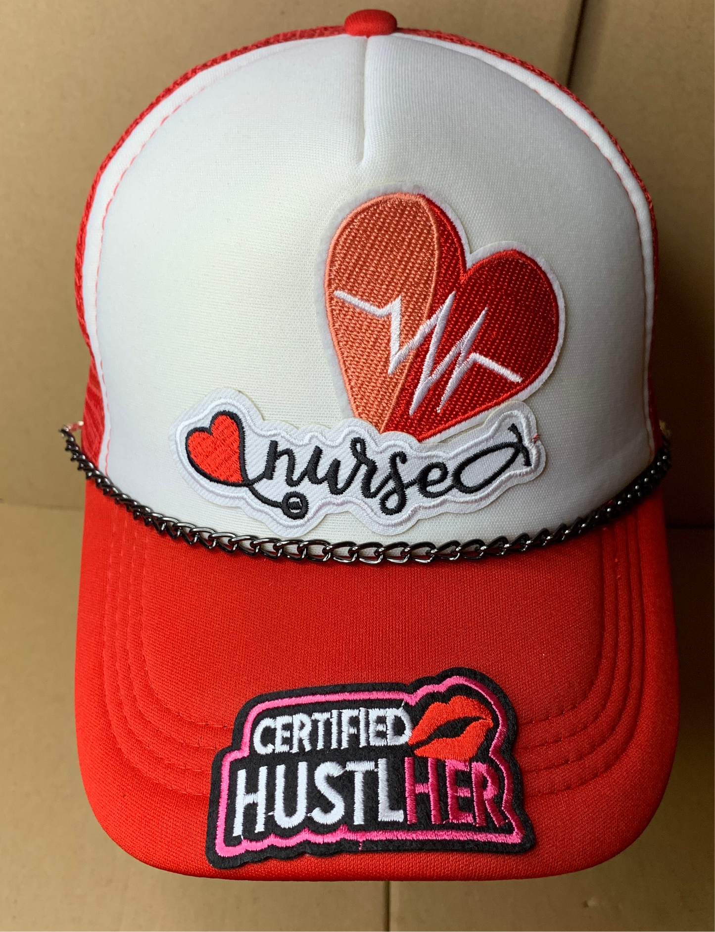 ❣️SnapBack trucker hat🧢& charm bangle set