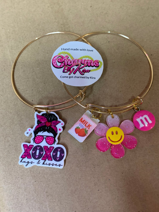 Charm bangles