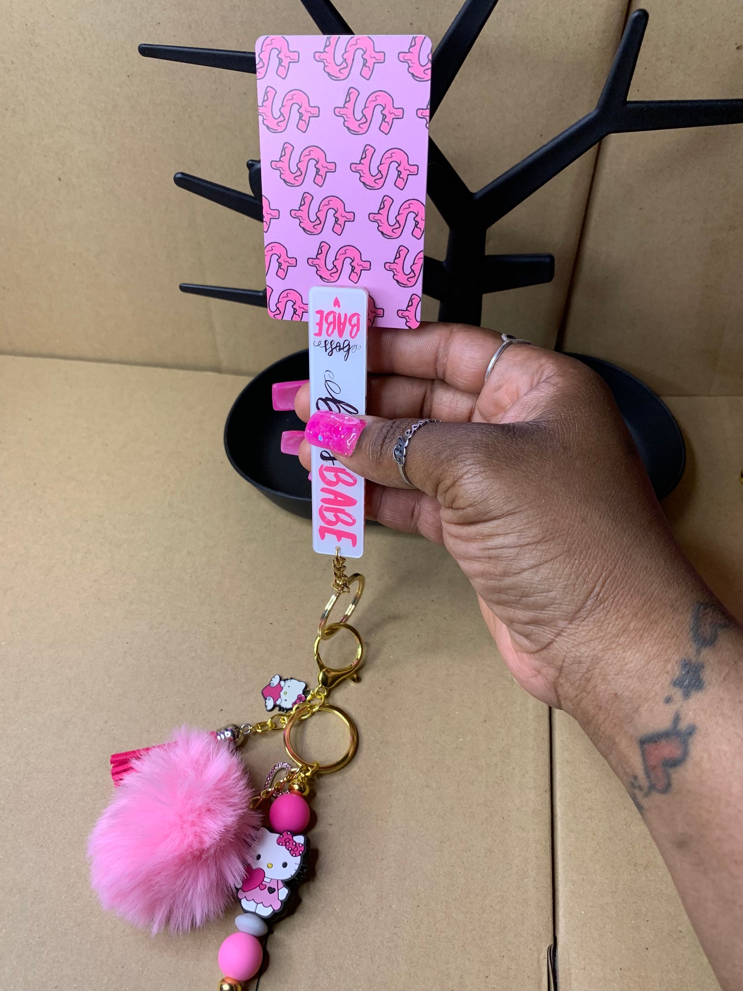 💅🏽Keychain🔑with 🏧 card💳grabber