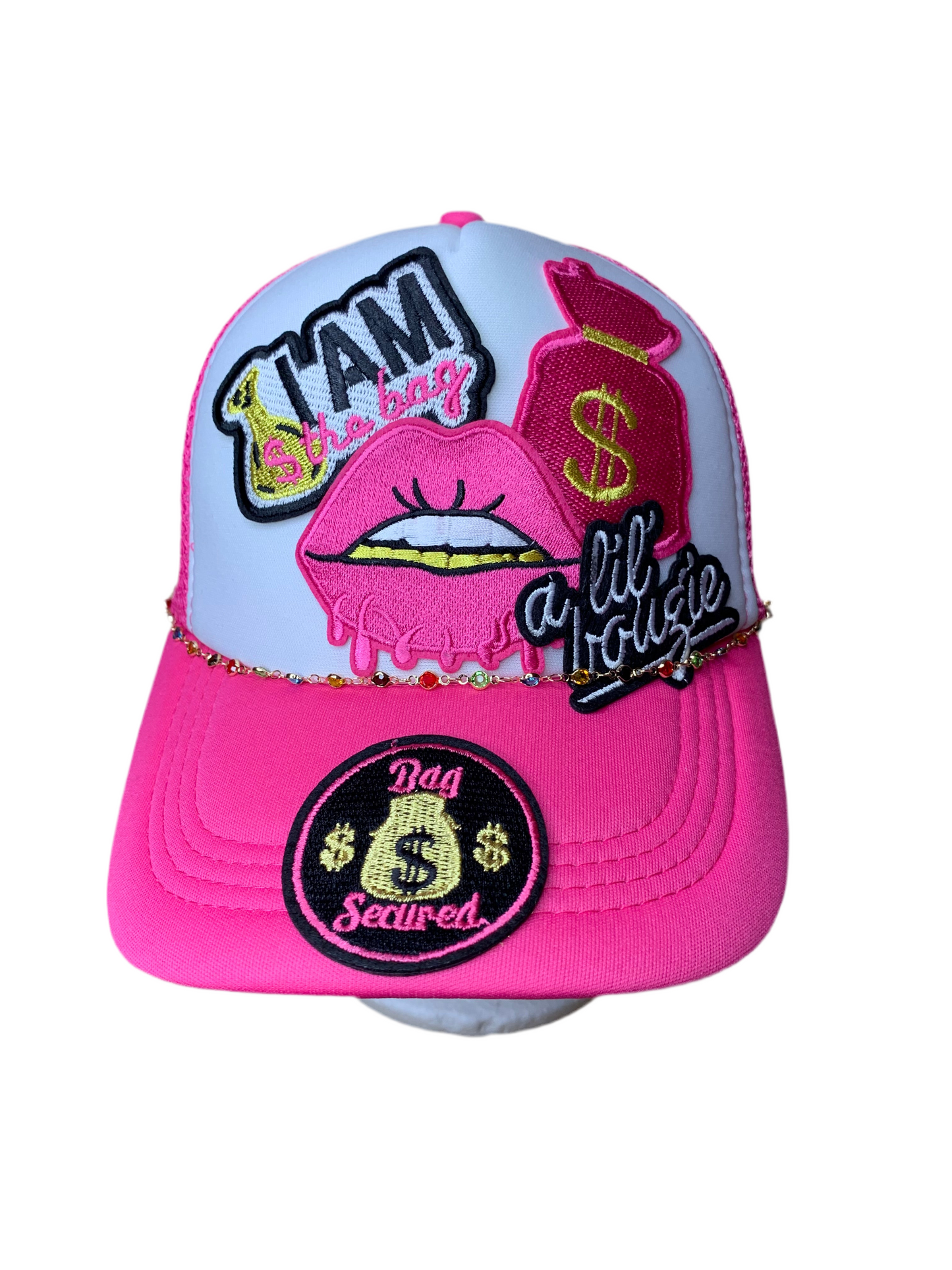 🩷Slouch socks🧦& SnapBack trucker hat🧢set