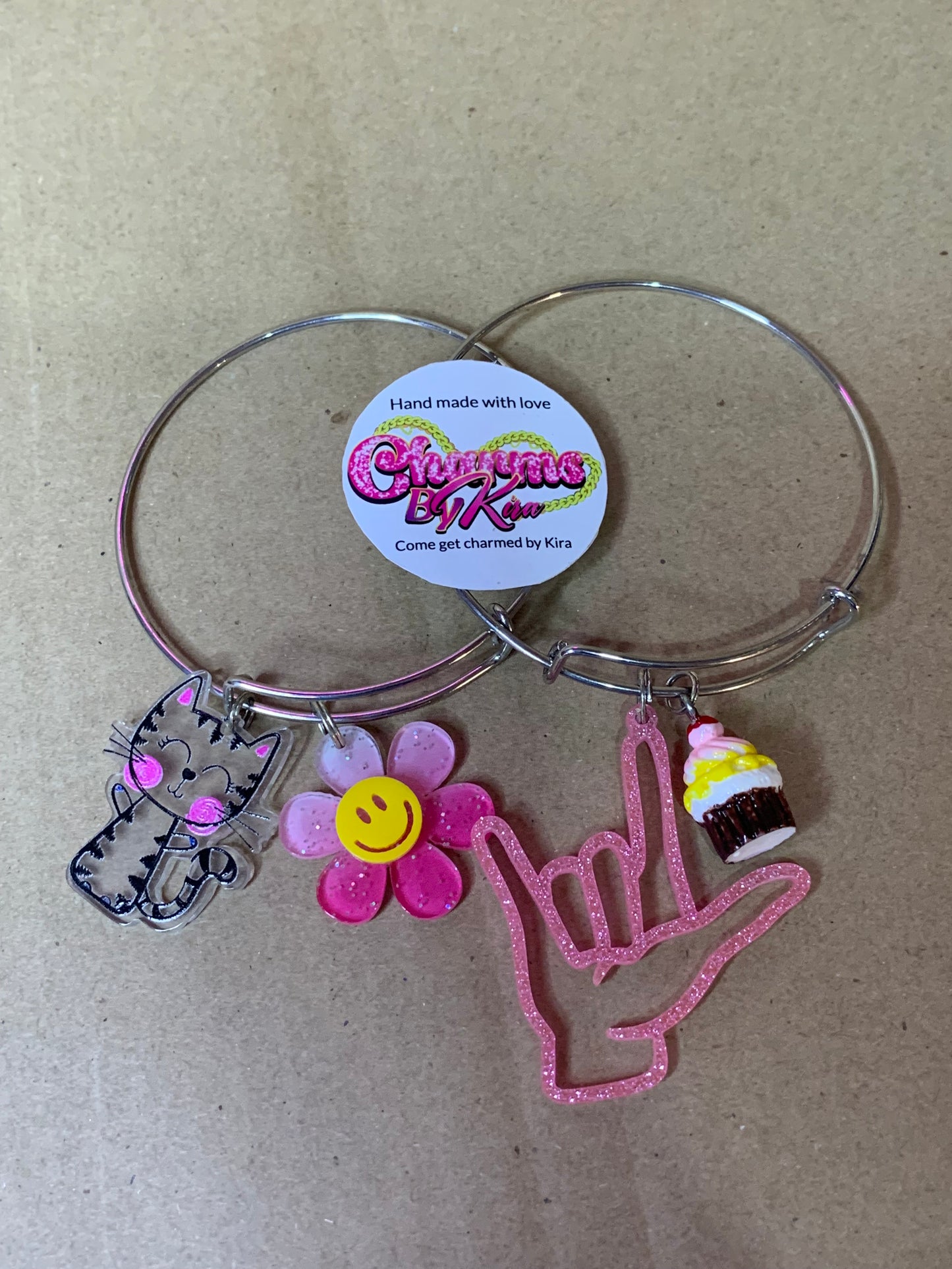Charm bangles