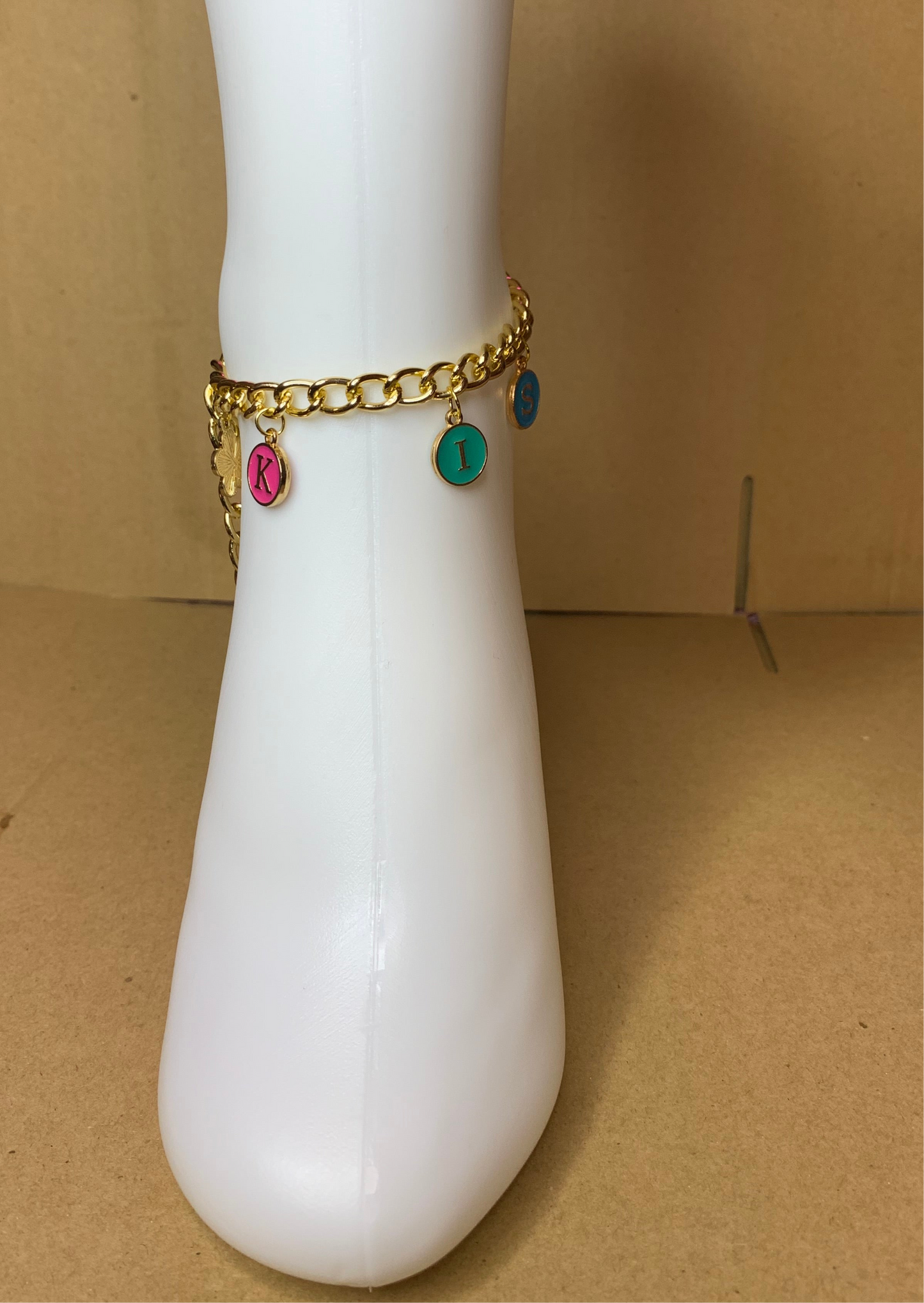 💛Ankle bracelet🩵