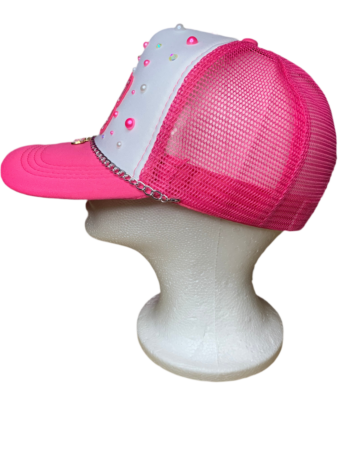 🩷SnapBack trucker hat🧢& slides set