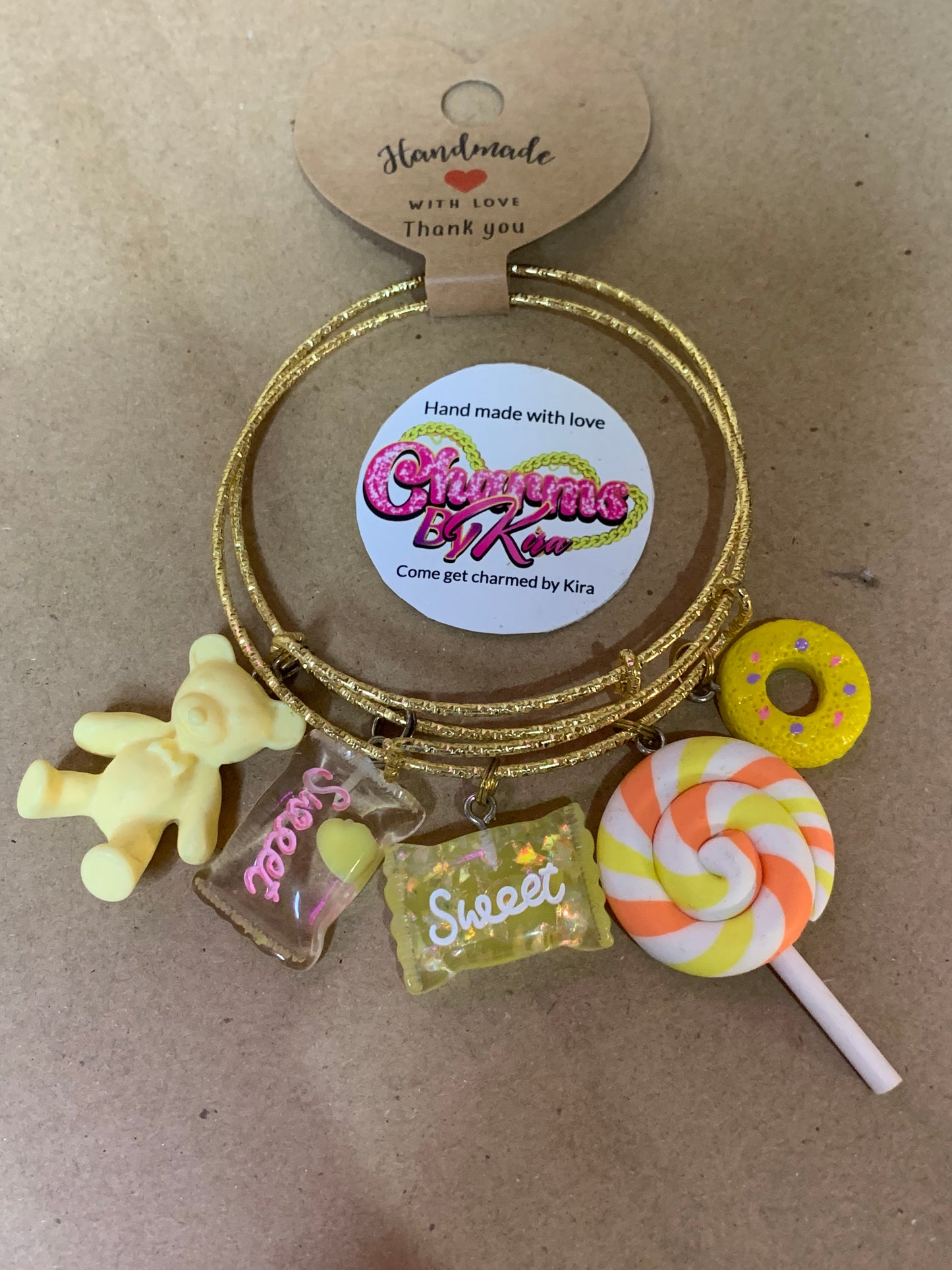 💛Charm bangles💛