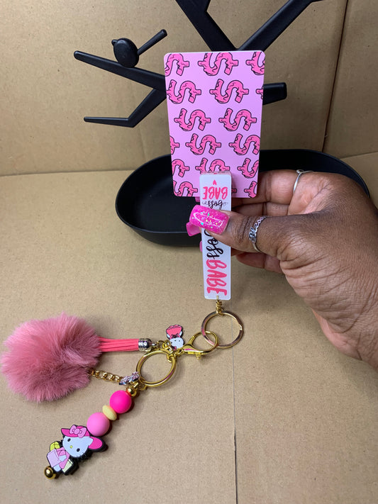 💅🏽Keychain🔑with 🏧 card💳grabber