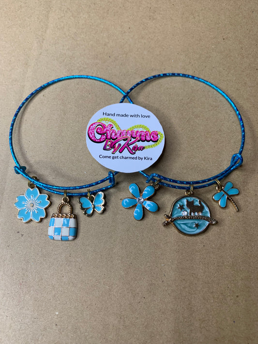 🩵Charm bangles🩵