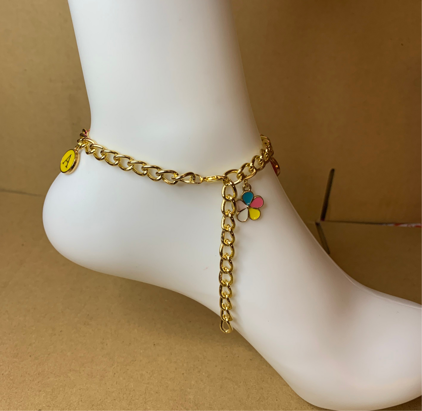 💜Ankle bracelet💛