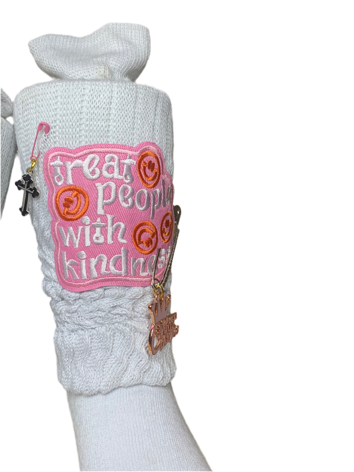 🤍SnapBack trucker hat🧢& slouch socks🧦set