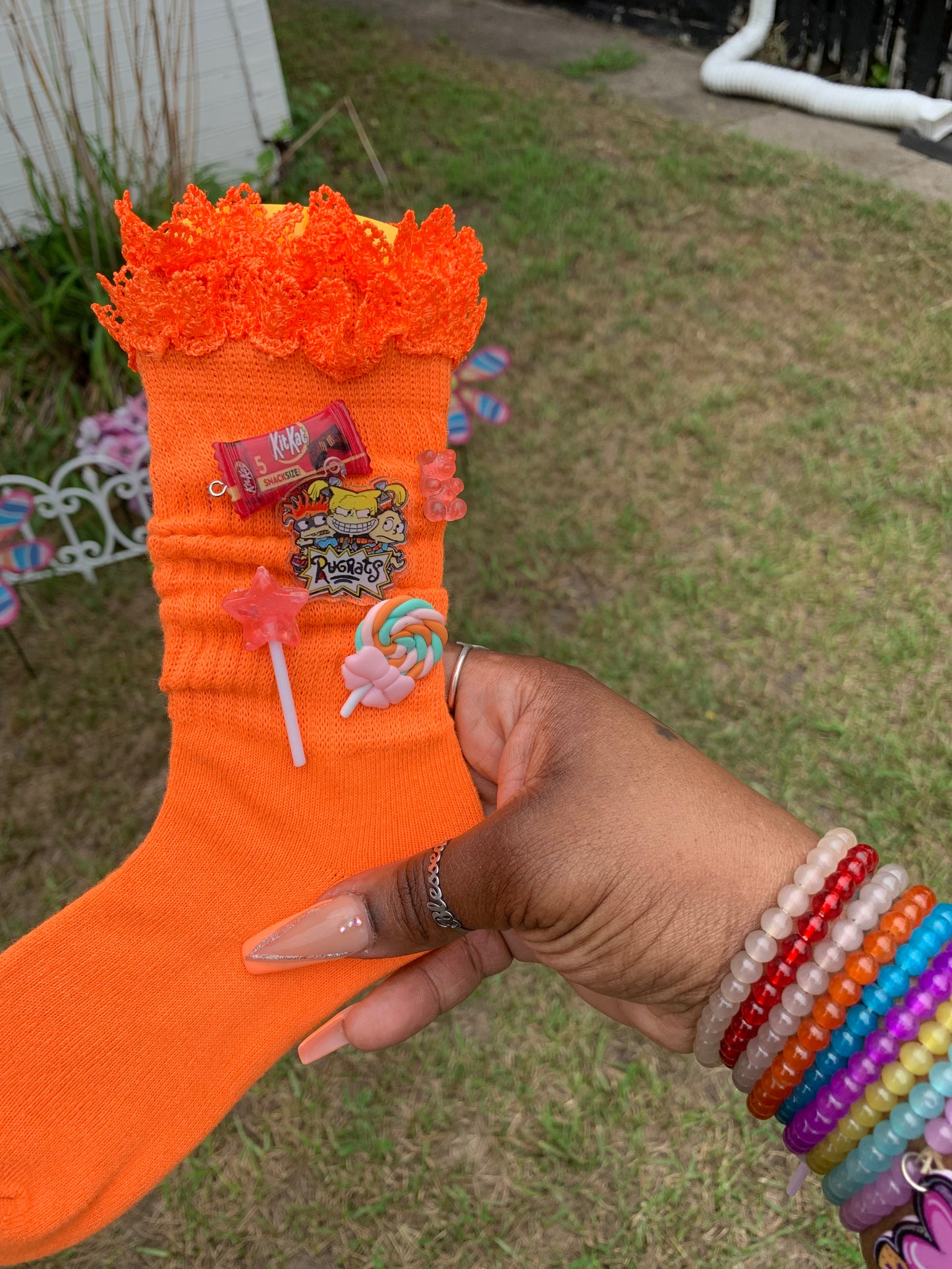 🧡Kids charmed slouch socks🧦