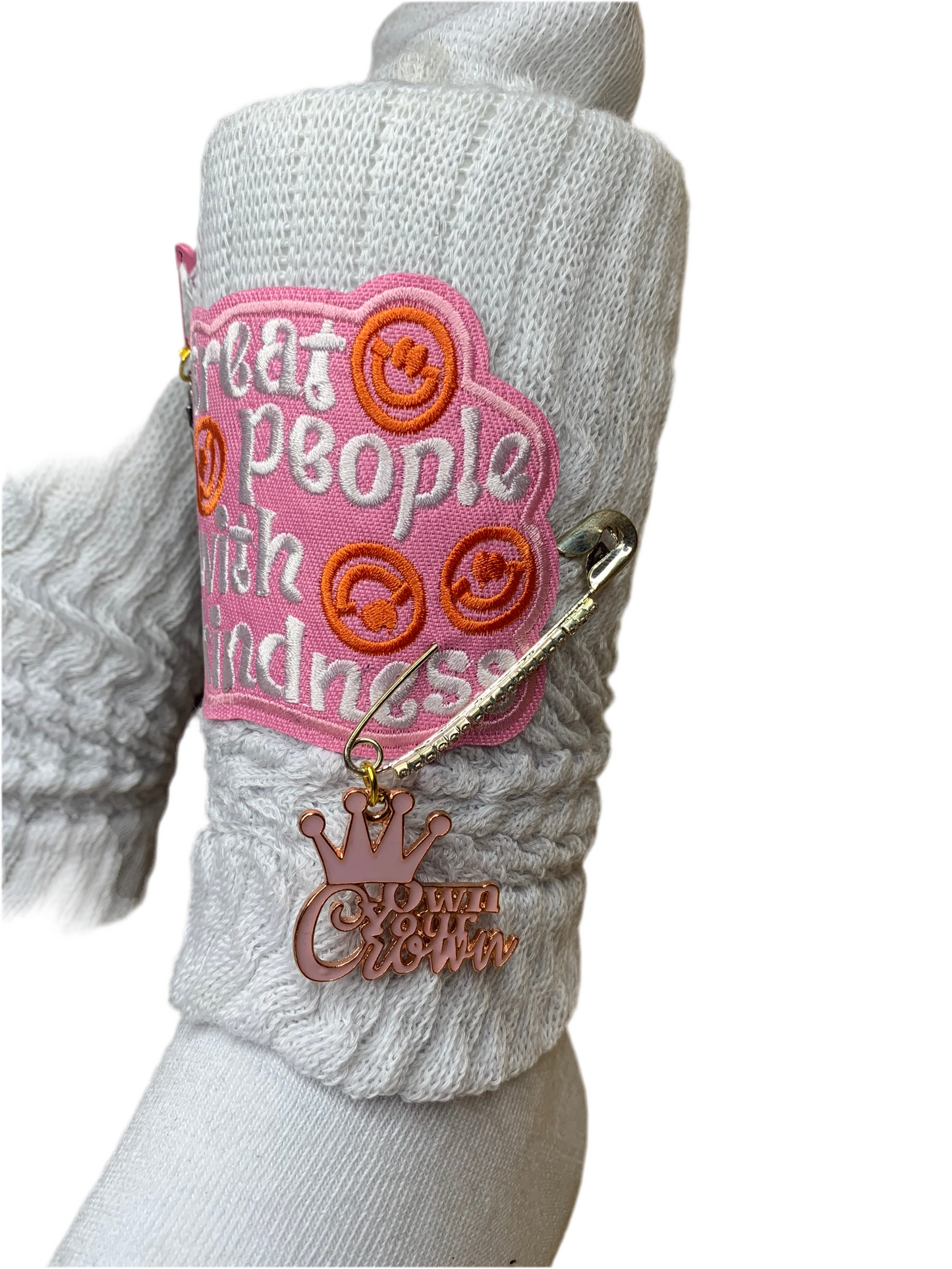 🤍SnapBack trucker hat🧢& slouch socks🧦set