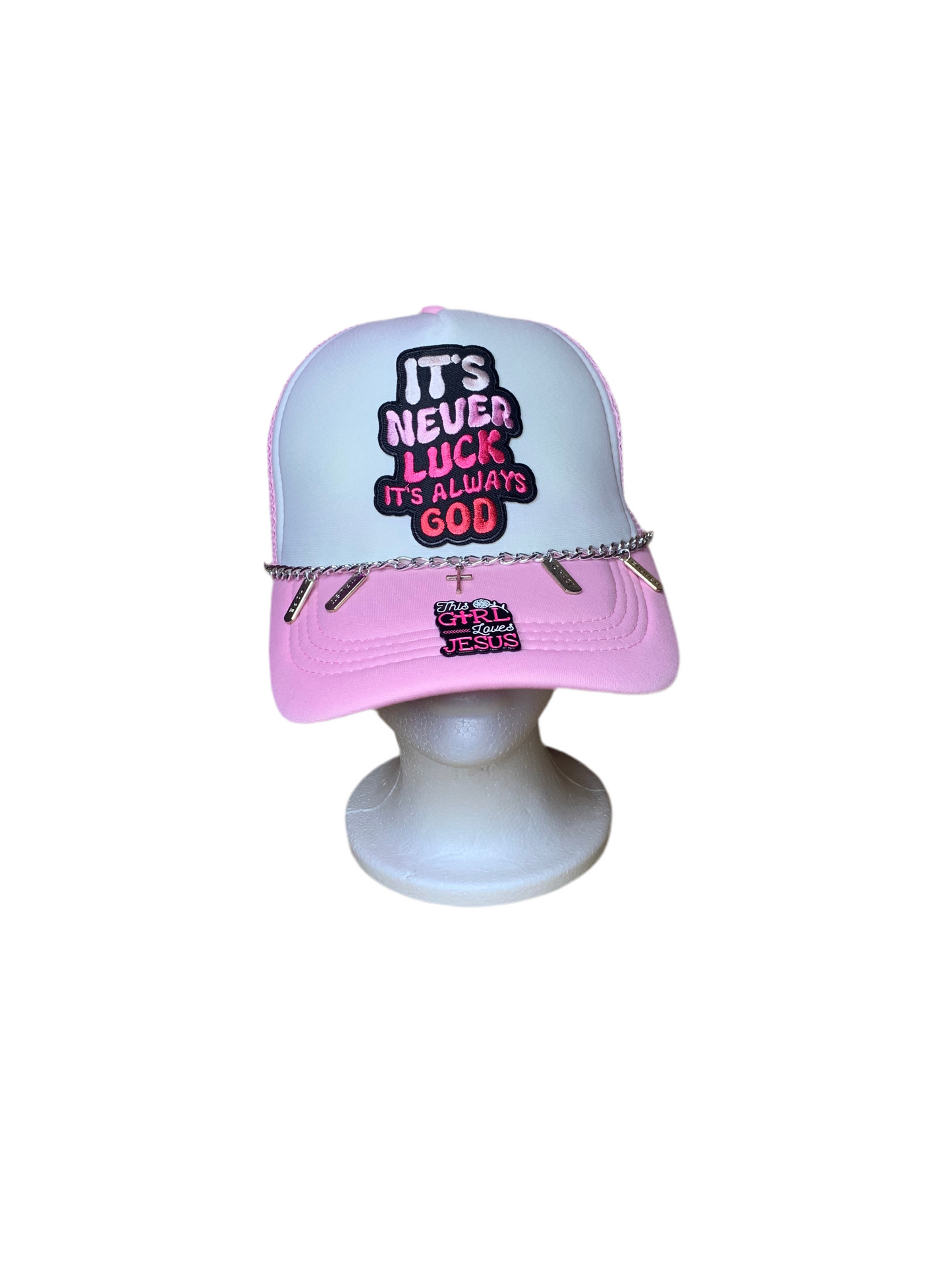 🤍SnapBack trucker hat🧢& slouch socks🧦set