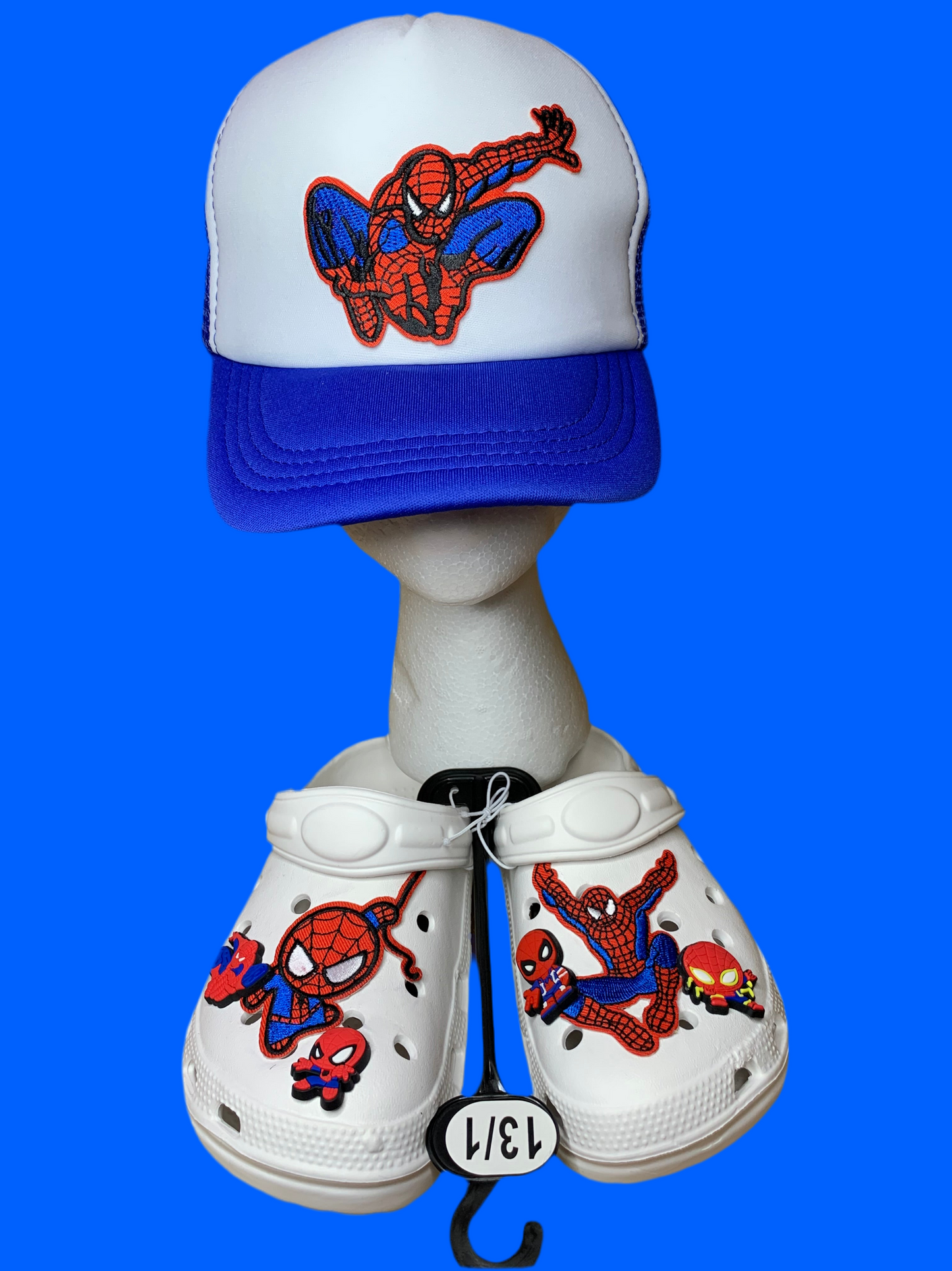 💙🖤Kids SnapBack trucker hat🧢& clog set💙❤️