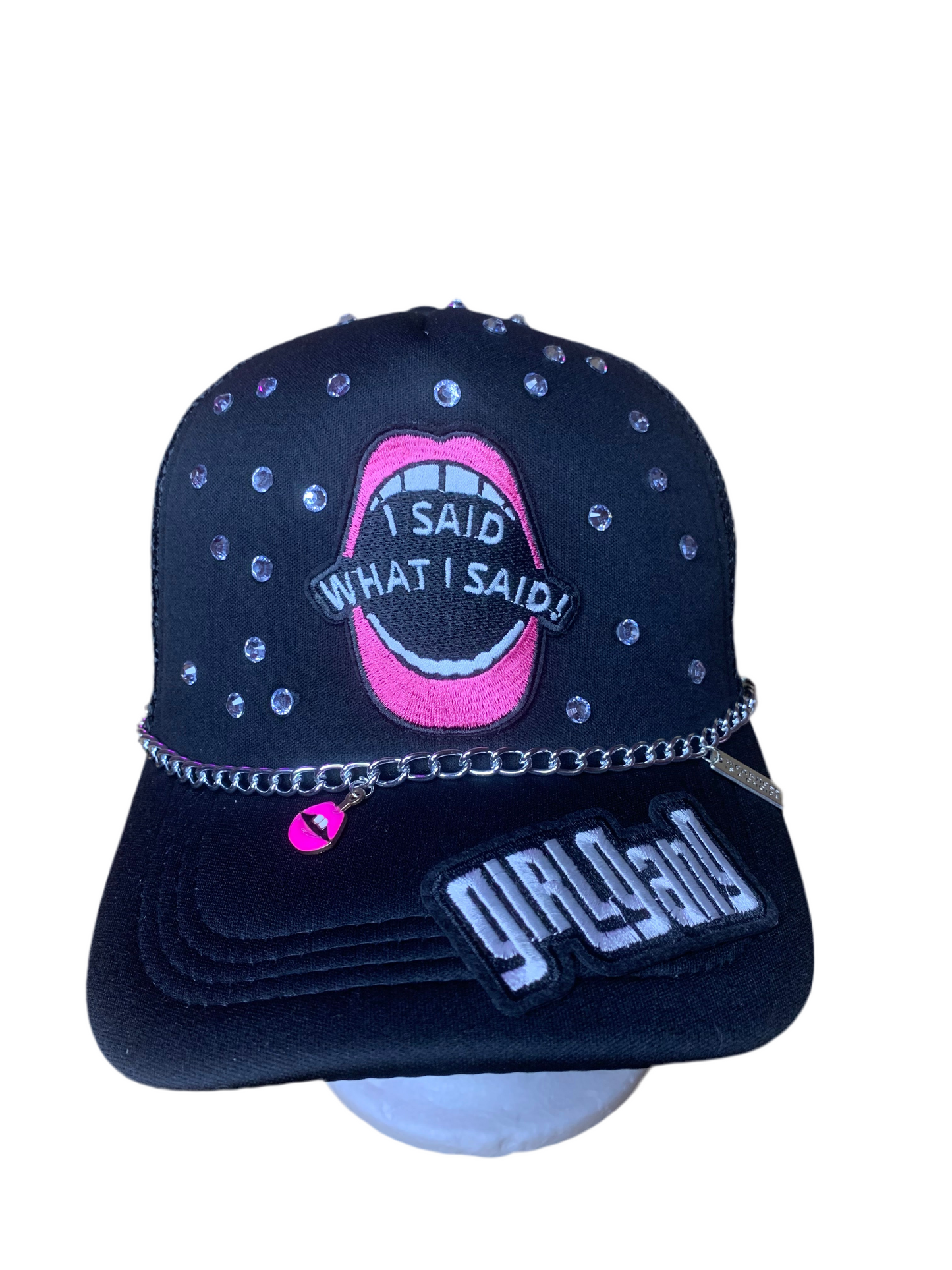 🩷Slouch socks🧦& SnapBack trucker hat🧢set🖤