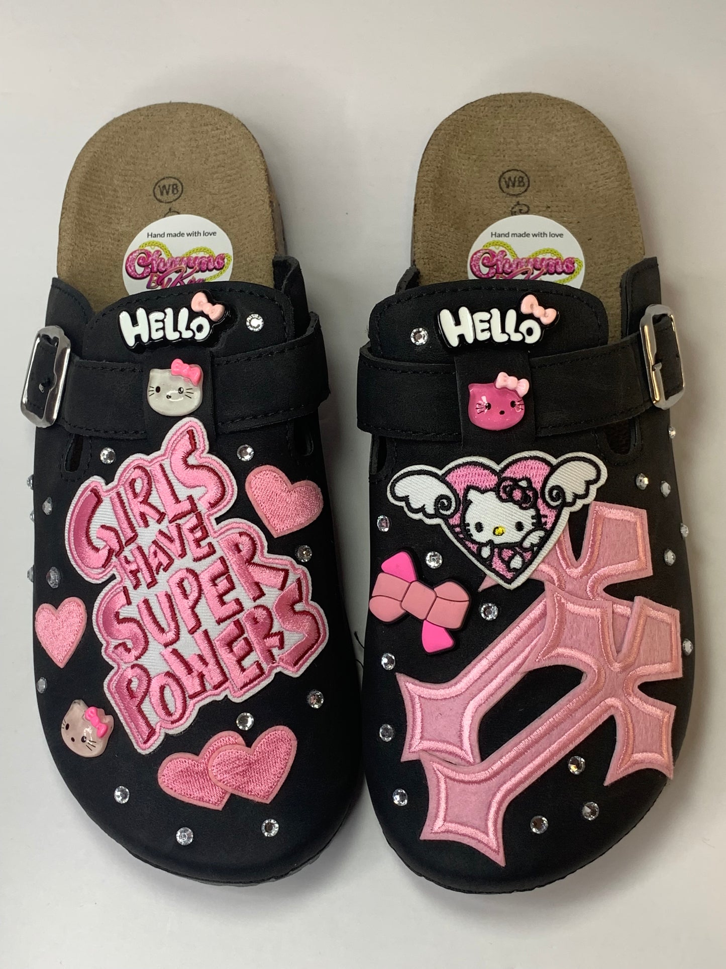 🩷Super junky bucket hat & clogs set🎩hello kitty😘