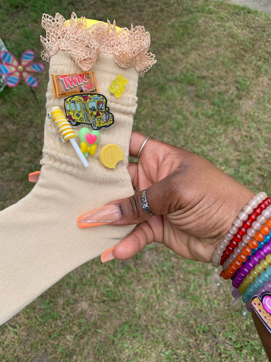 💛Kids charmed slouch socks🧦