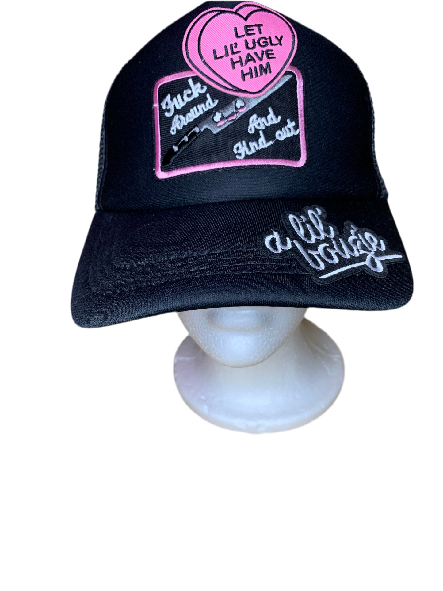 🩷🖤Slouch socks🧦& SnapBack trucker hat🧢set🖤🩷