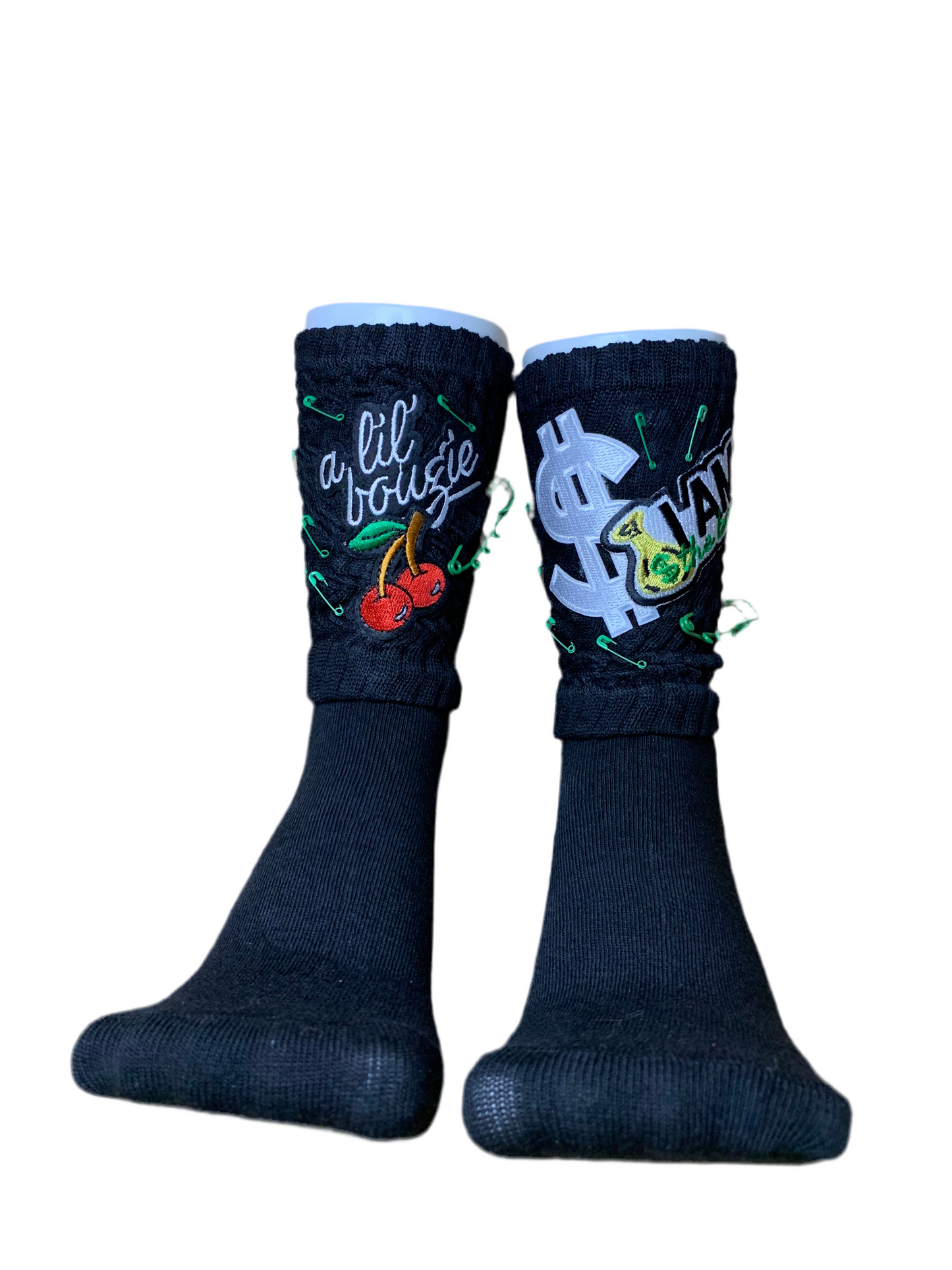 🖤💚Slouch socks🧦 & SnapBack trucker hat🧢set💚🖤