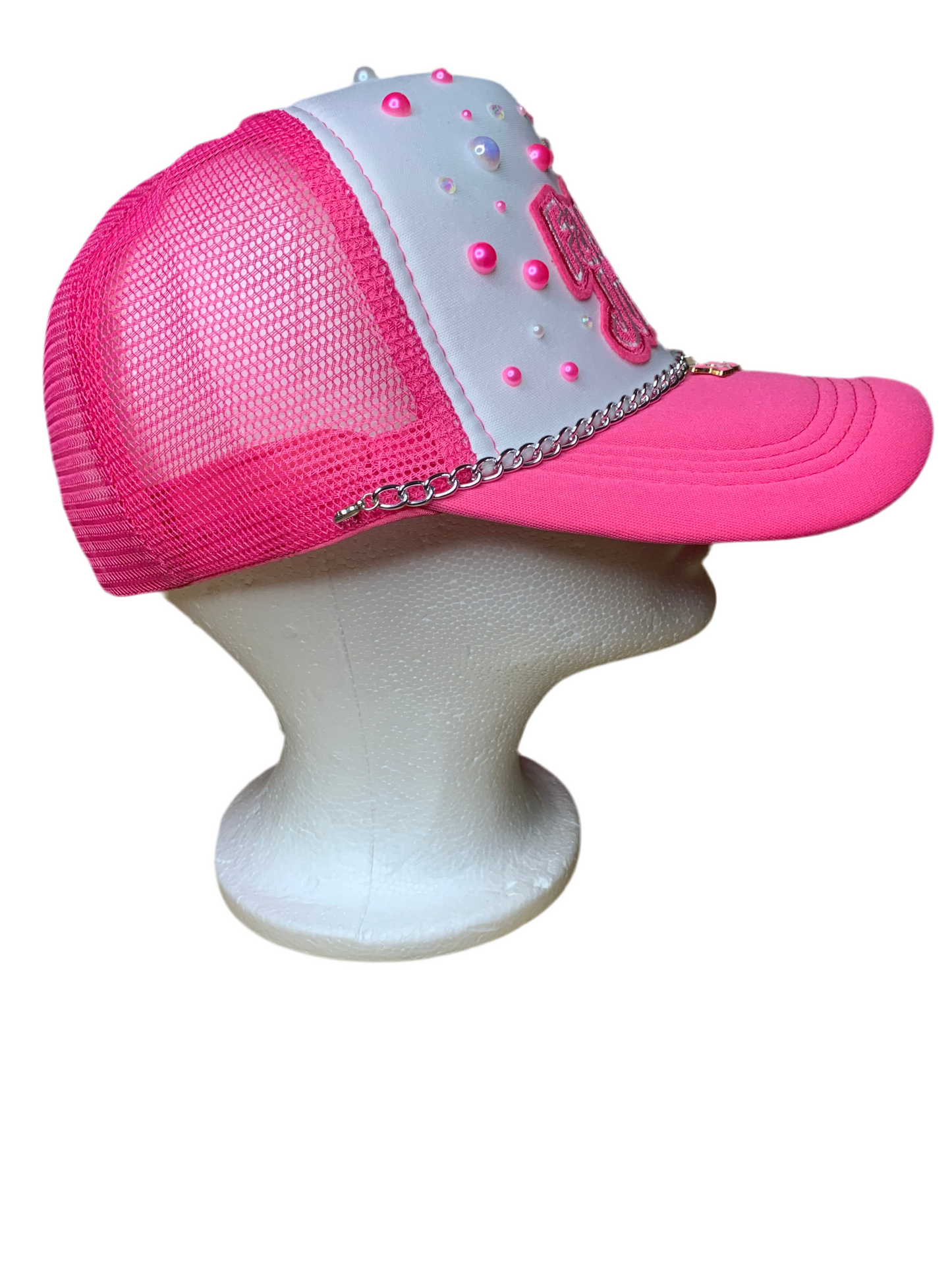 🩷SnapBack trucker hat🧢& slides set