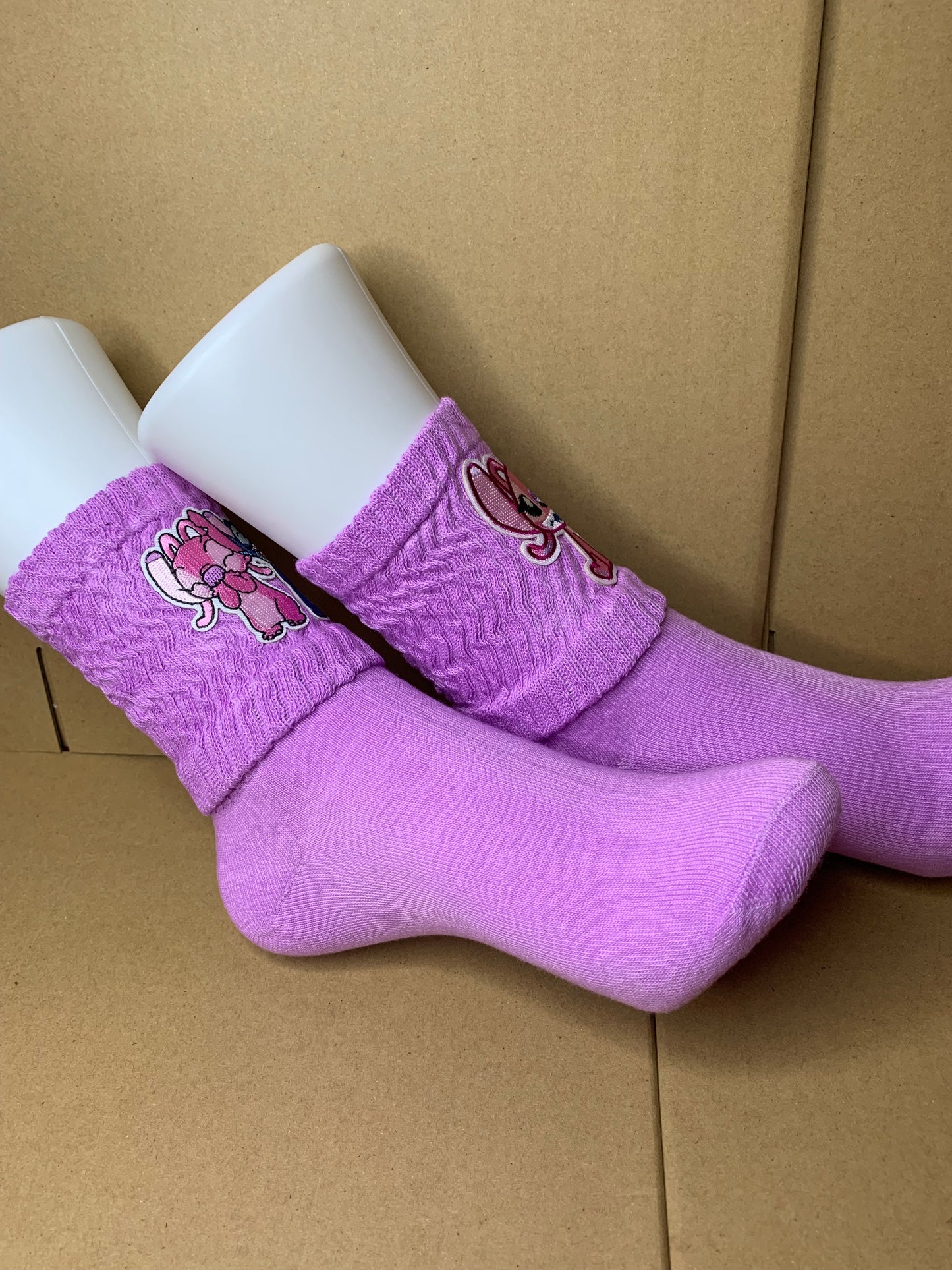 💜Kids/teens slouch socks🧦& charm bangle set