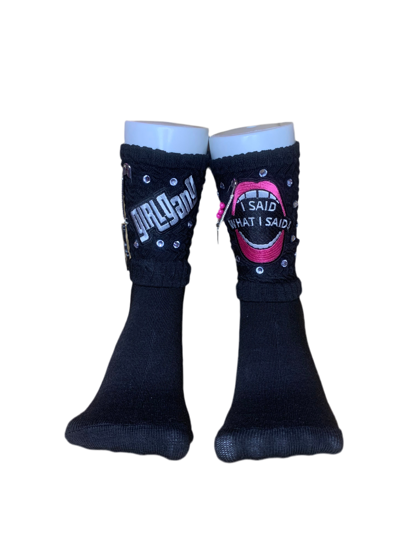 🩷Slouch socks🧦& SnapBack trucker hat🧢set🖤