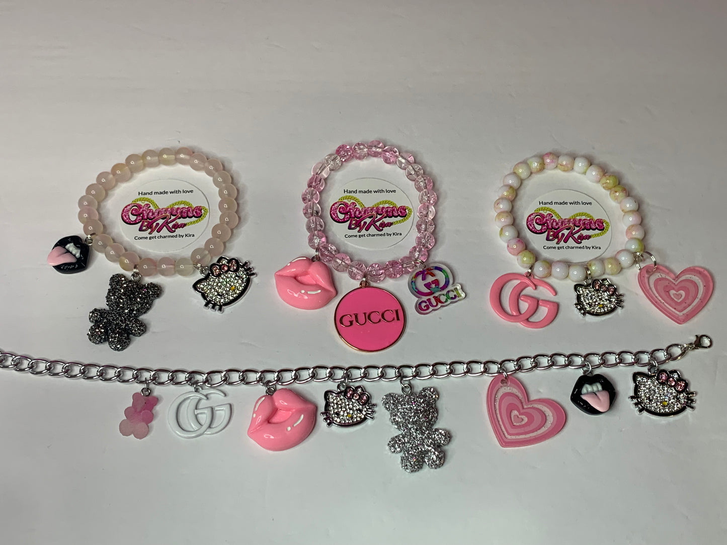 🩷Beaded bracelet & anklet set🩷