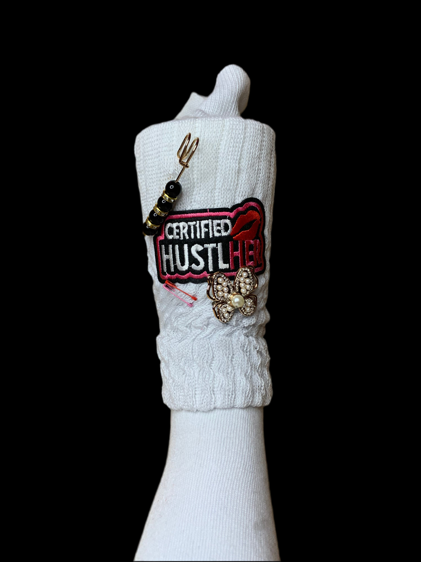 🖤SnapBack trucker hat🧢& slouch socks🧦set