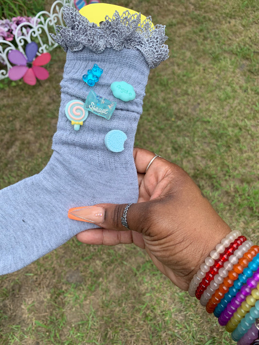 🩶Kids charmed slouch socks🧦