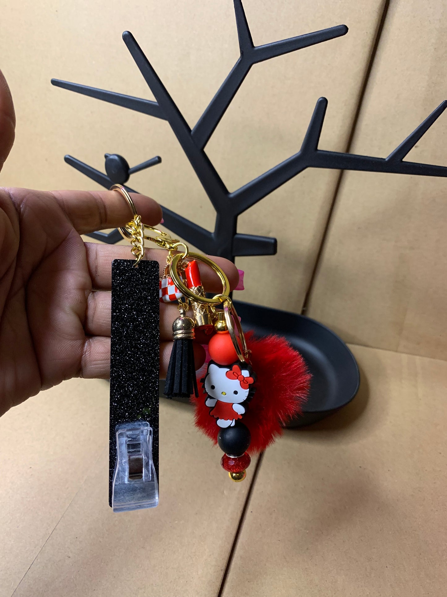 💅🏽Keychain🔑with 🏧 card💳grabber