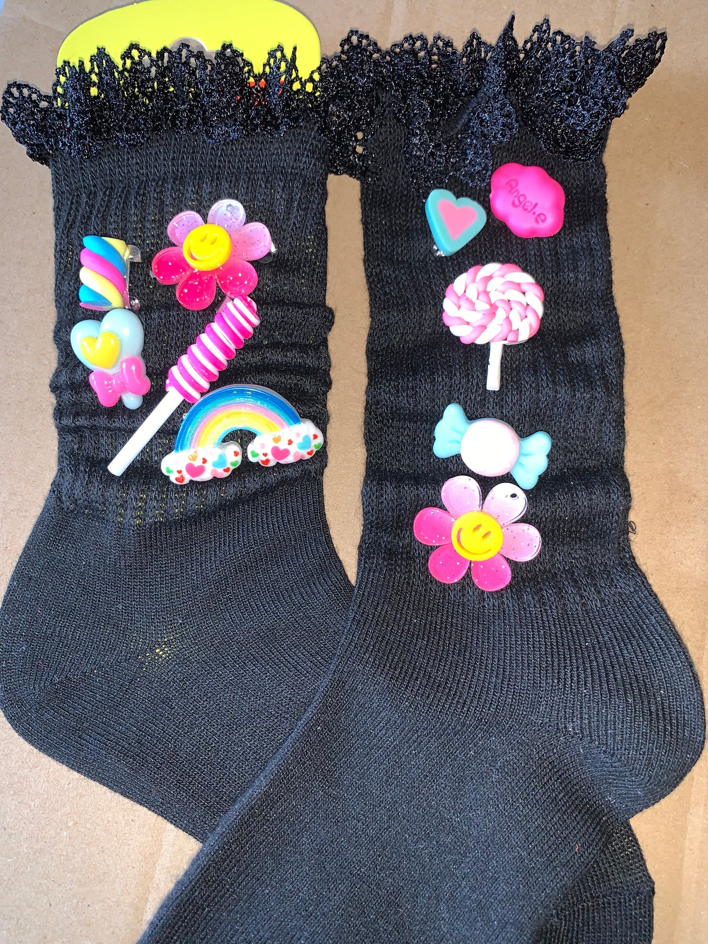 🖤Kids charmed slouch socks🧦