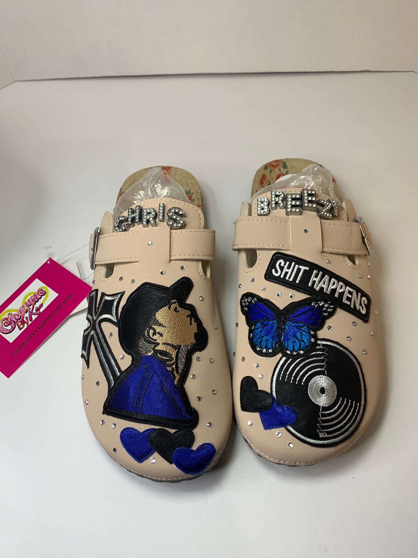 💙Super junky bucket hat🎩& clog set🖤Chris brown😎