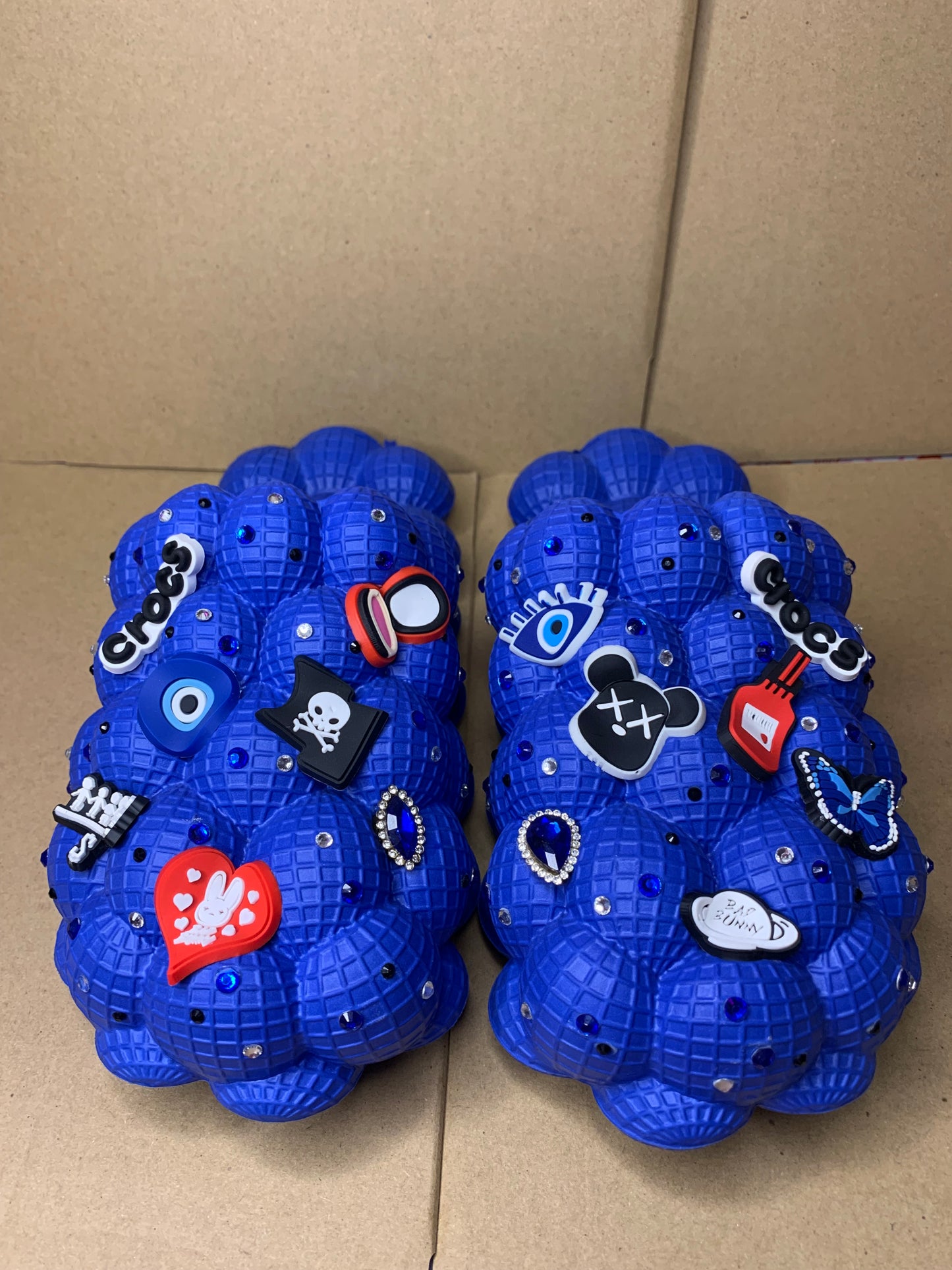 💙Bubble slides & croc purse👜set💙