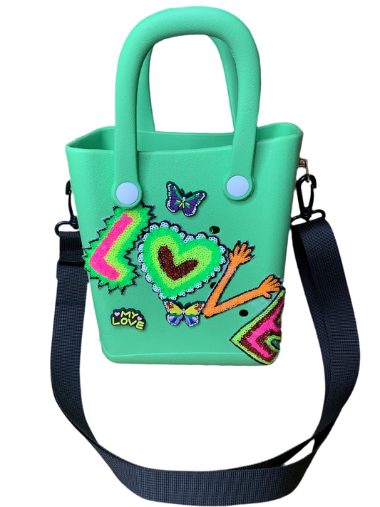 🖤💚Croc purse👜