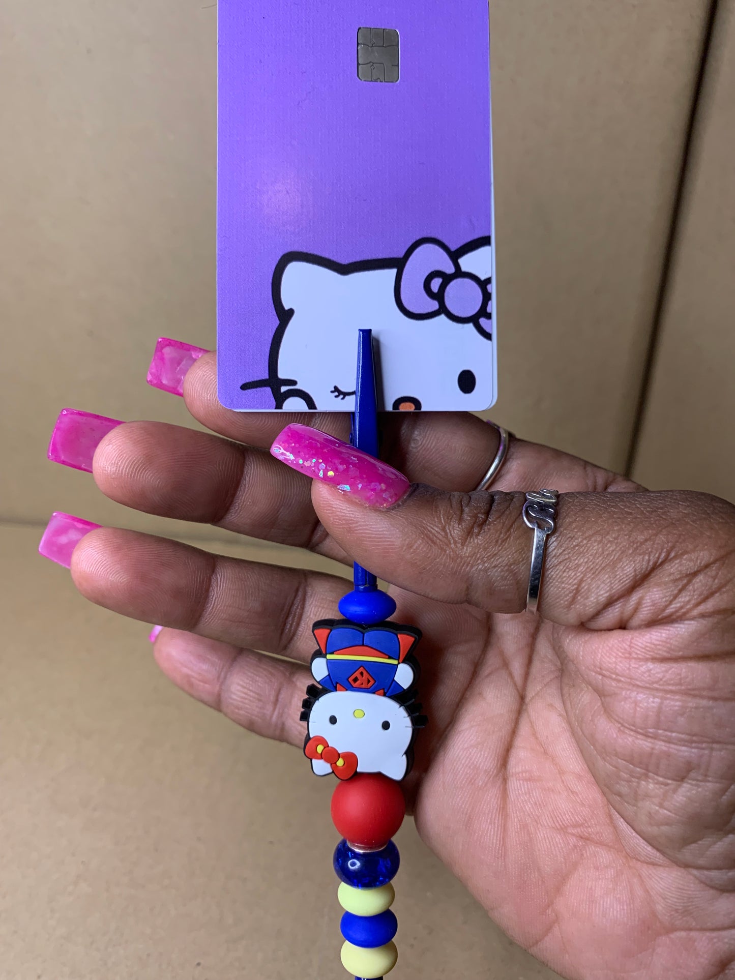 💅🏽Beaded & charmed ATM 🏧 card 💳 grabber