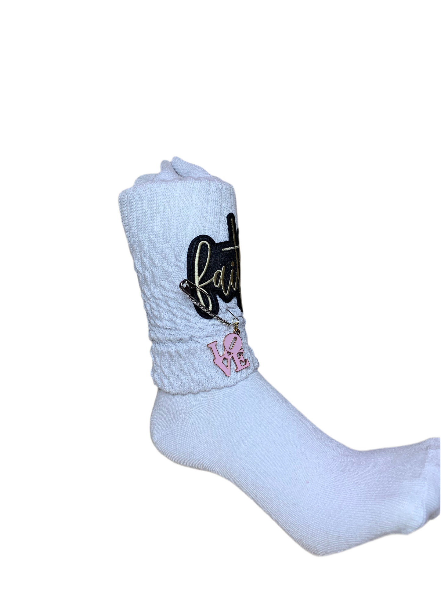 🤍SnapBack trucker hat🧢& slouch socks🧦set