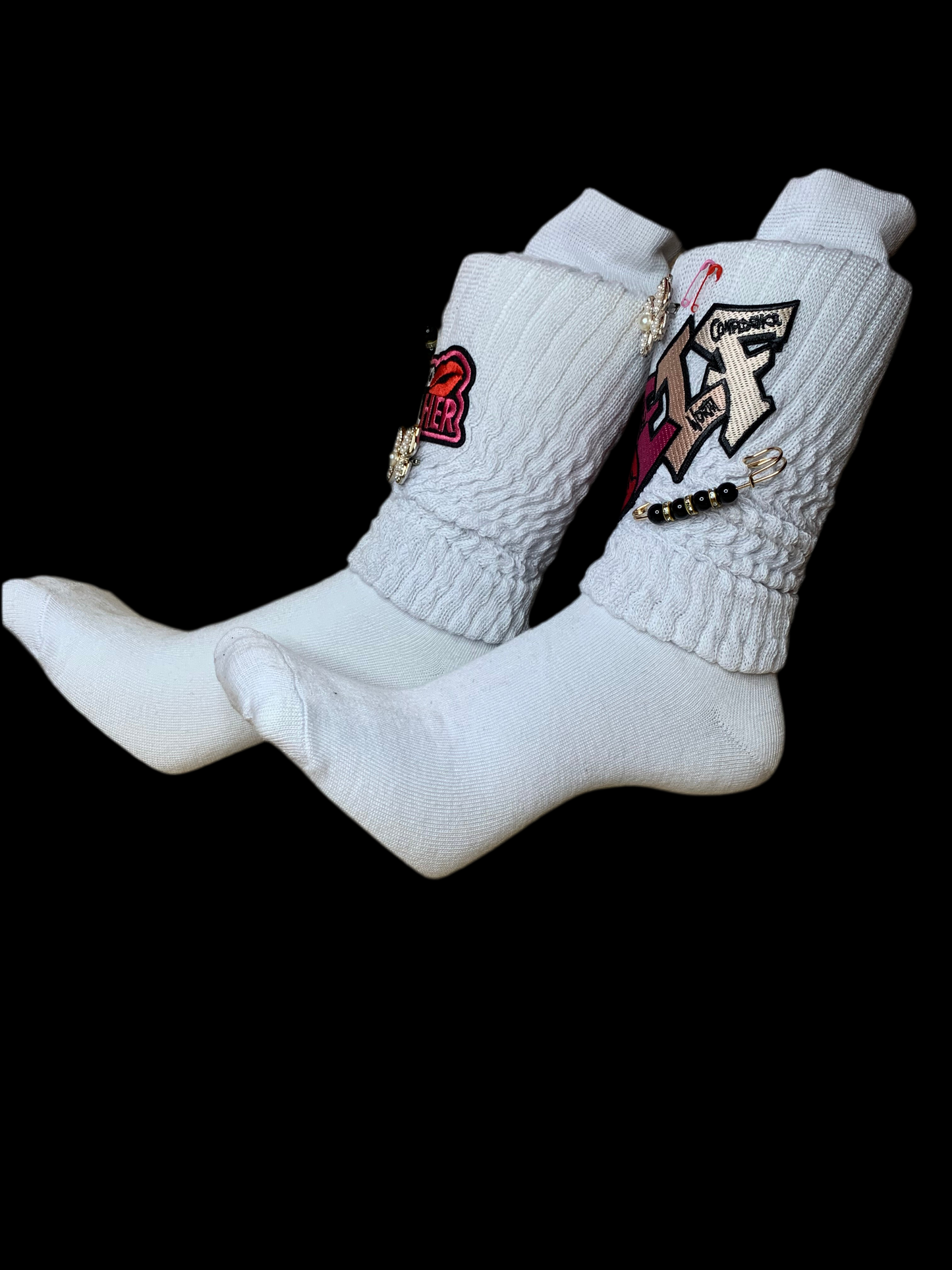 🖤SnapBack trucker hat🧢& slouch socks🧦set