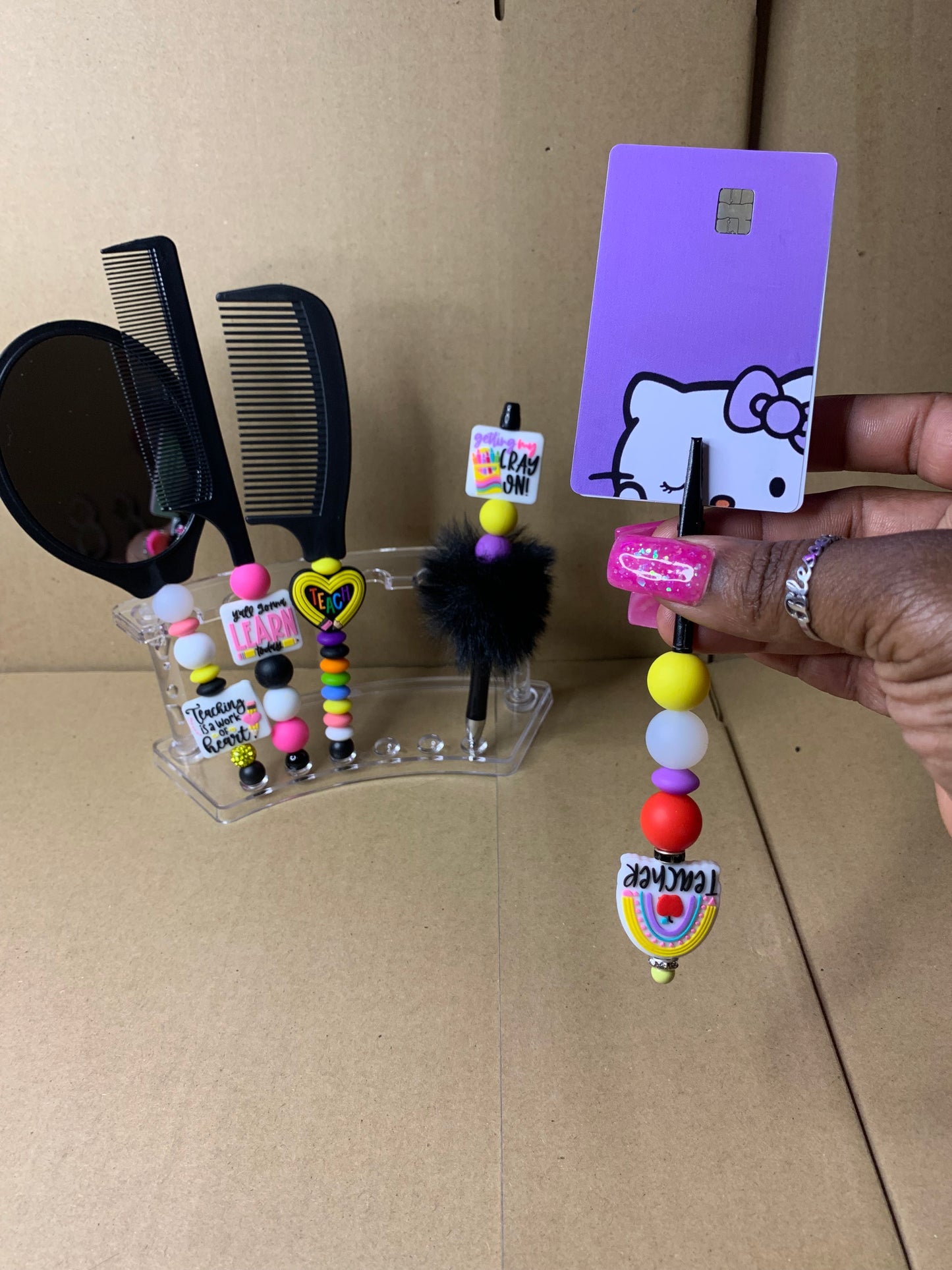 🖤Beaded & charmed teachers👩‍🏫 bundle