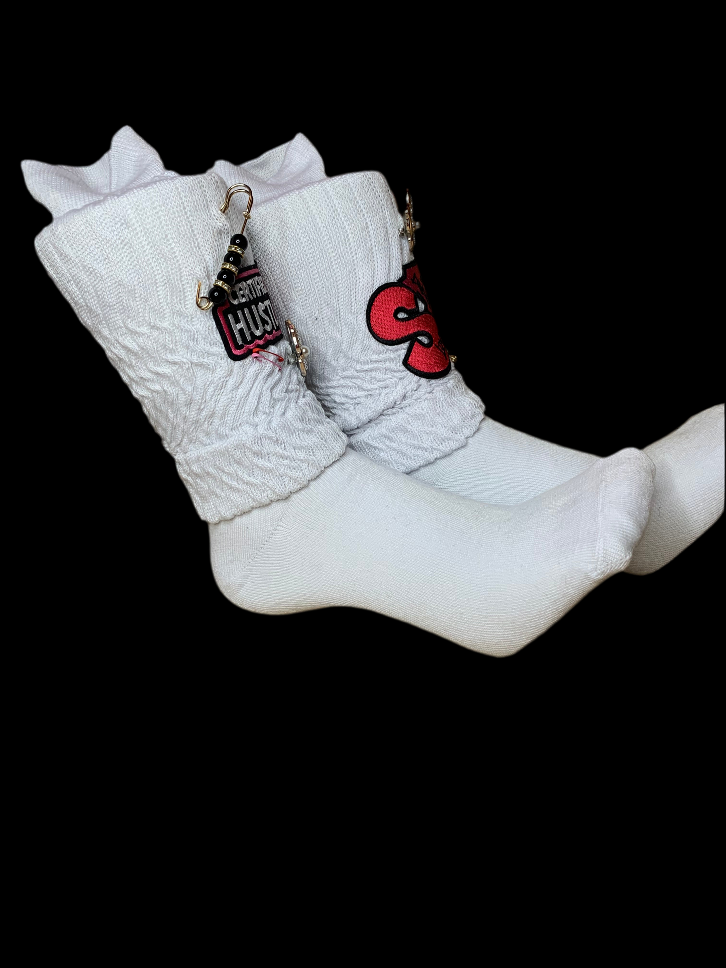 🖤SnapBack trucker hat🧢& slouch socks🧦set