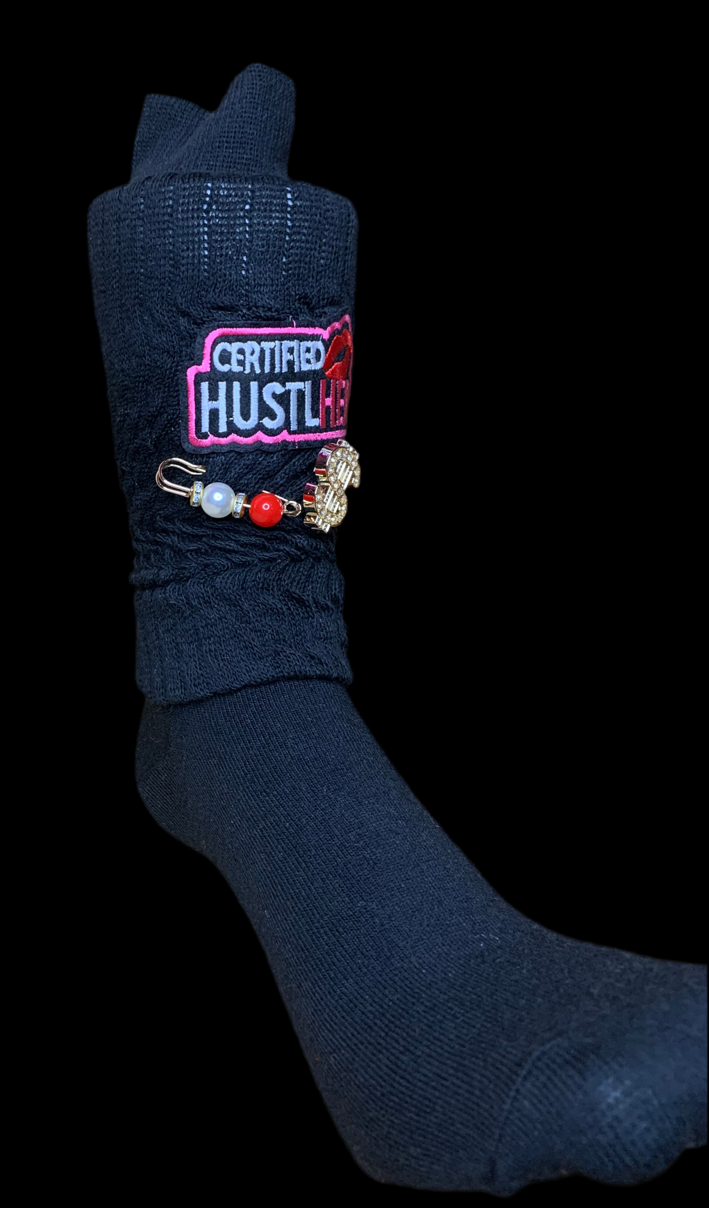 🖤SnapBack trucker hat🧢 & slouch socks🧦set