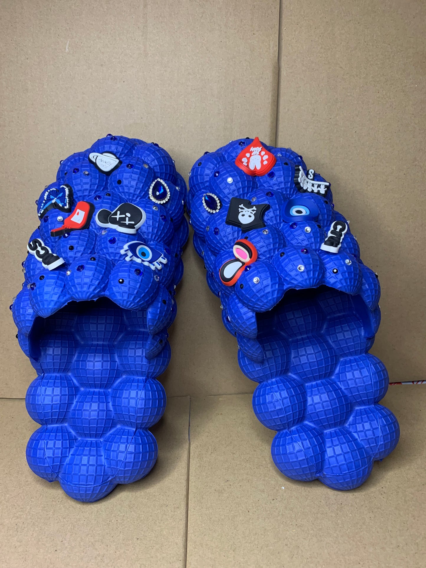 💙Bubble slides & croc purse👜set💙