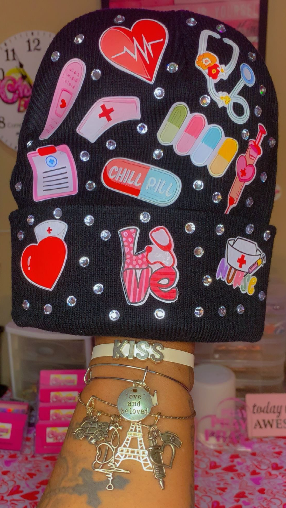 👩‍⚕️Nurse Beanie & bangles🩺