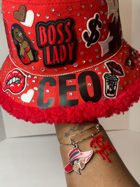 ❤️Super junky bucket hat🎩with fur